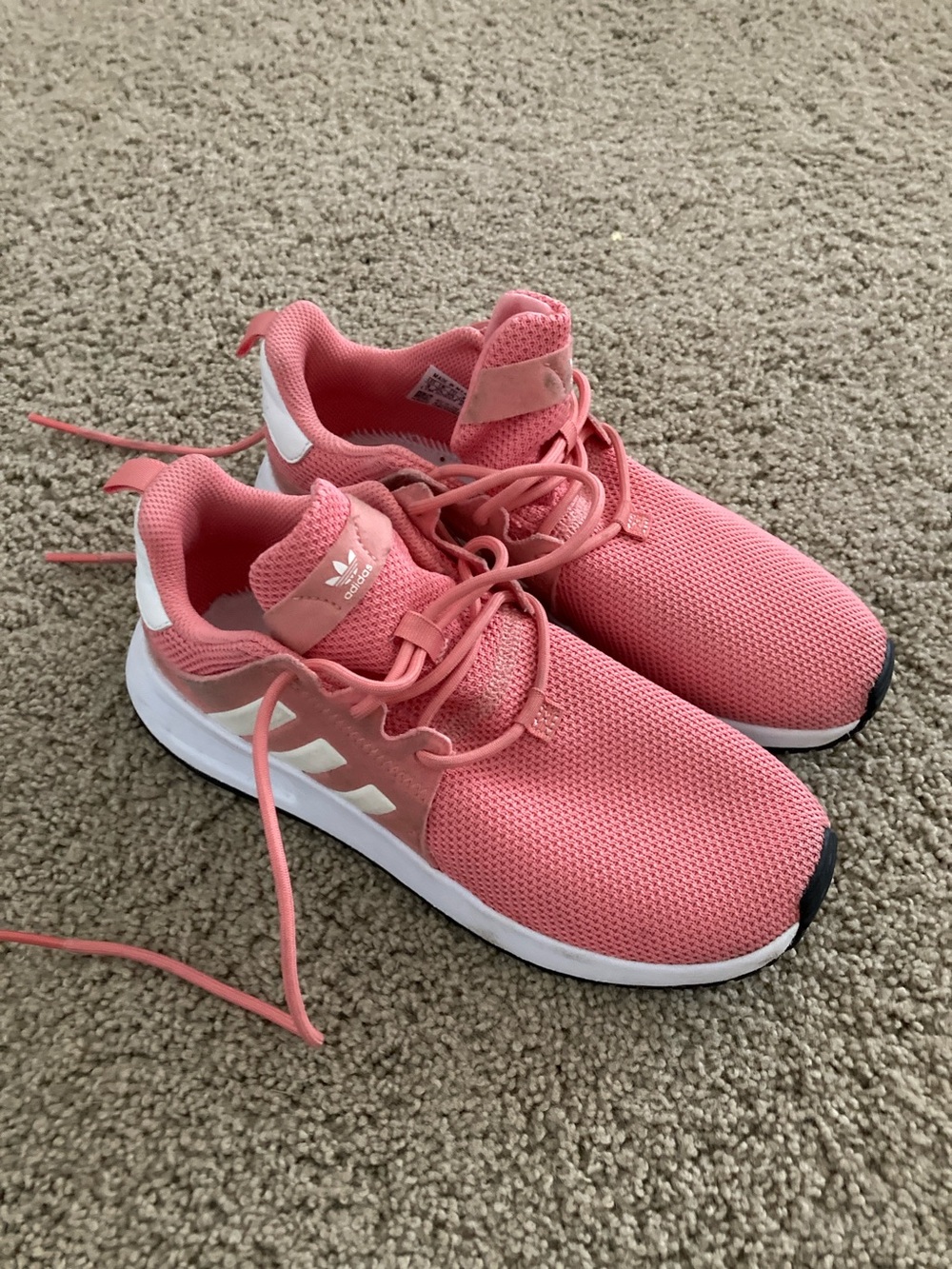adidas Kids' Coral Pink Lightweight Sneakers